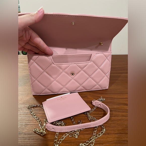 Brand new Kate Spade baby pink EMERSON PLACE BRENNAN/ crossbody bag - Picture 7 of 8
